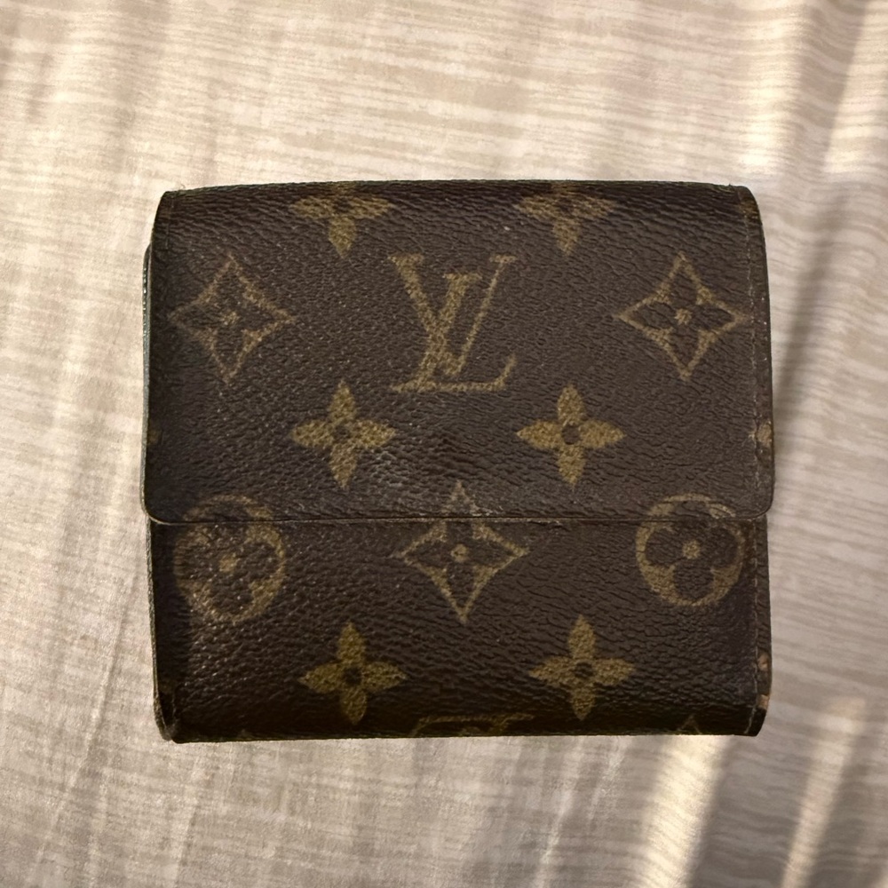 Louis Vuitton Brown and Tan Monogram Wallet
